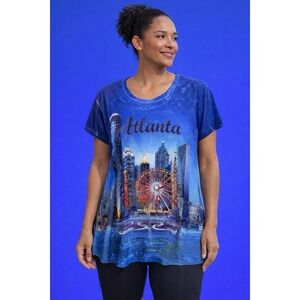 Sweet Gisele Atlanta Hotlanta Georgia‎ Women's Cityscape Tunic Tee XXL